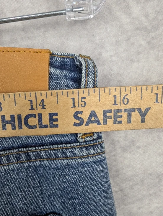 DU/ER Performance Denim High Rise Wide Leg Jeans Medium Wash - Picture 6 of 8